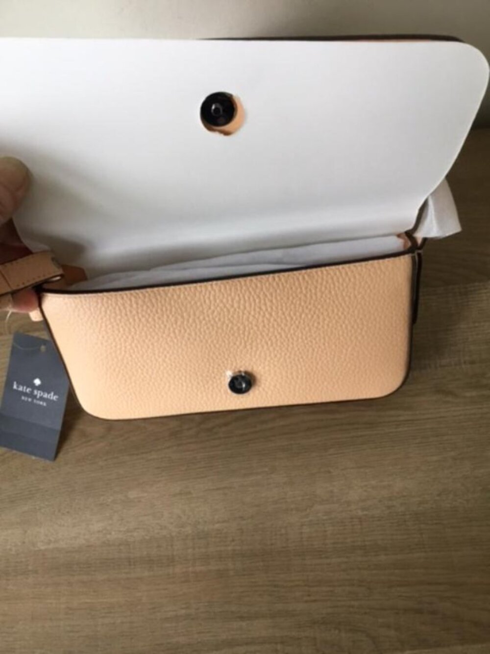 Kate Spade Juliette Pebbled Leather Mini Crossbody Citrus Gala KP075 NWT in Box - Picture 5 of 10